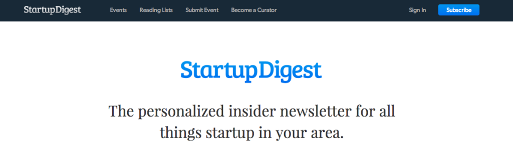 startup digest